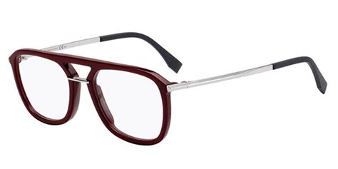 Fendi FF M0033 LHF Glasses Burgundy 